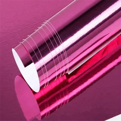 Automotive China Manufacturer High Gloss Mirror Chrome Car Body Vinyl Wrap Silver Chrome Film