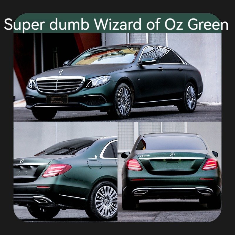 Hot Selling 1.52* 18m ultra matte Mysterious Green car color-changing packaging vinyl car protective film