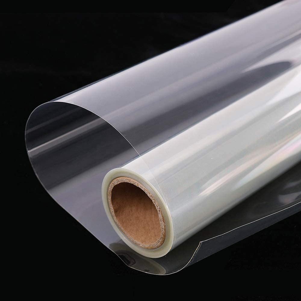 12 Mil Glue Safety Shatter Proof Window Film Manufacturer PET Transparent Tint Film for Car Llumar Window Tinting Film 30m