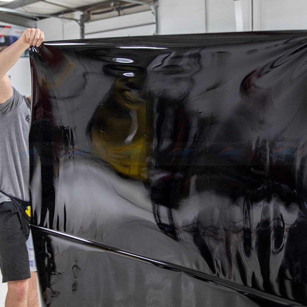 TPU Glossy Black Paint Protection Film 7.5mil Tpu Ppf Super textured Heat Self Healing 6-10 Years Car Body Wrap PPF Protection