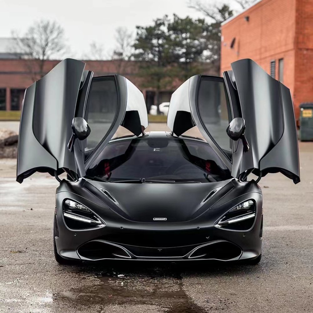TSAUTOP 5*59ft Ceramic Top Quality Matte Black Film Car Vinyl Sticker Car Vinyl Wrap