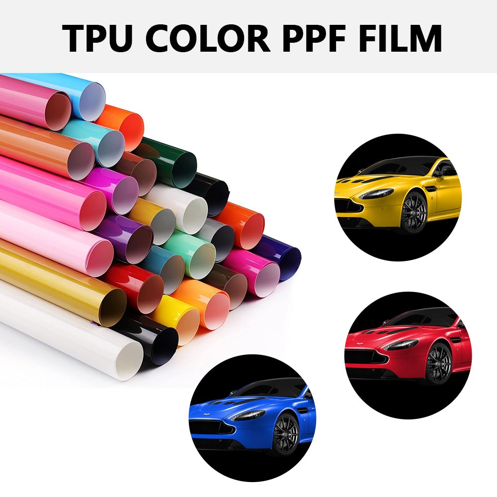 CARLAS Color Forest Green PPF Film TPU Protective Self Healing TPU PPF Film Car PPF Roll Color TPU Anti Scratch Film
