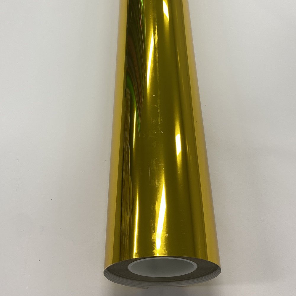 Mirror Chrome Gold Car Wrap Vinyl Film Foil Stickers Custom Automotive Cover Decal