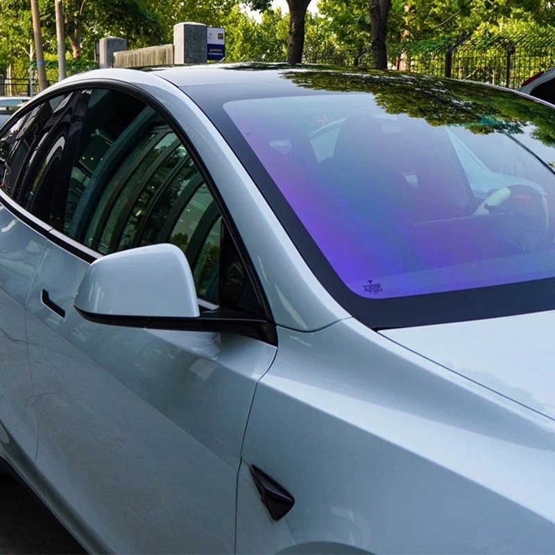 black chameleon car stickers VLT 20% strong thermal insulation and HD field of view dazzling window car Films