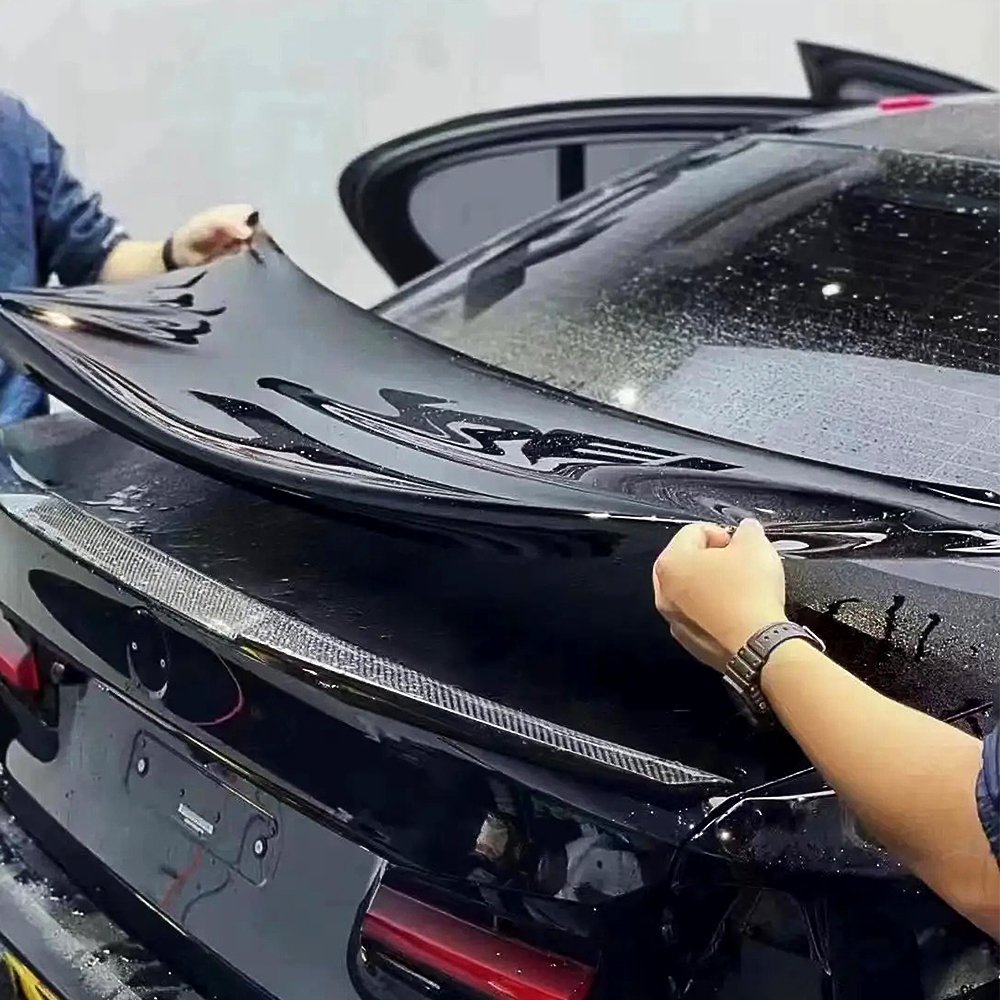 7.5mil anti-yellow anti-scratch lubrizol gross black ppf paint protection film wraps for cars