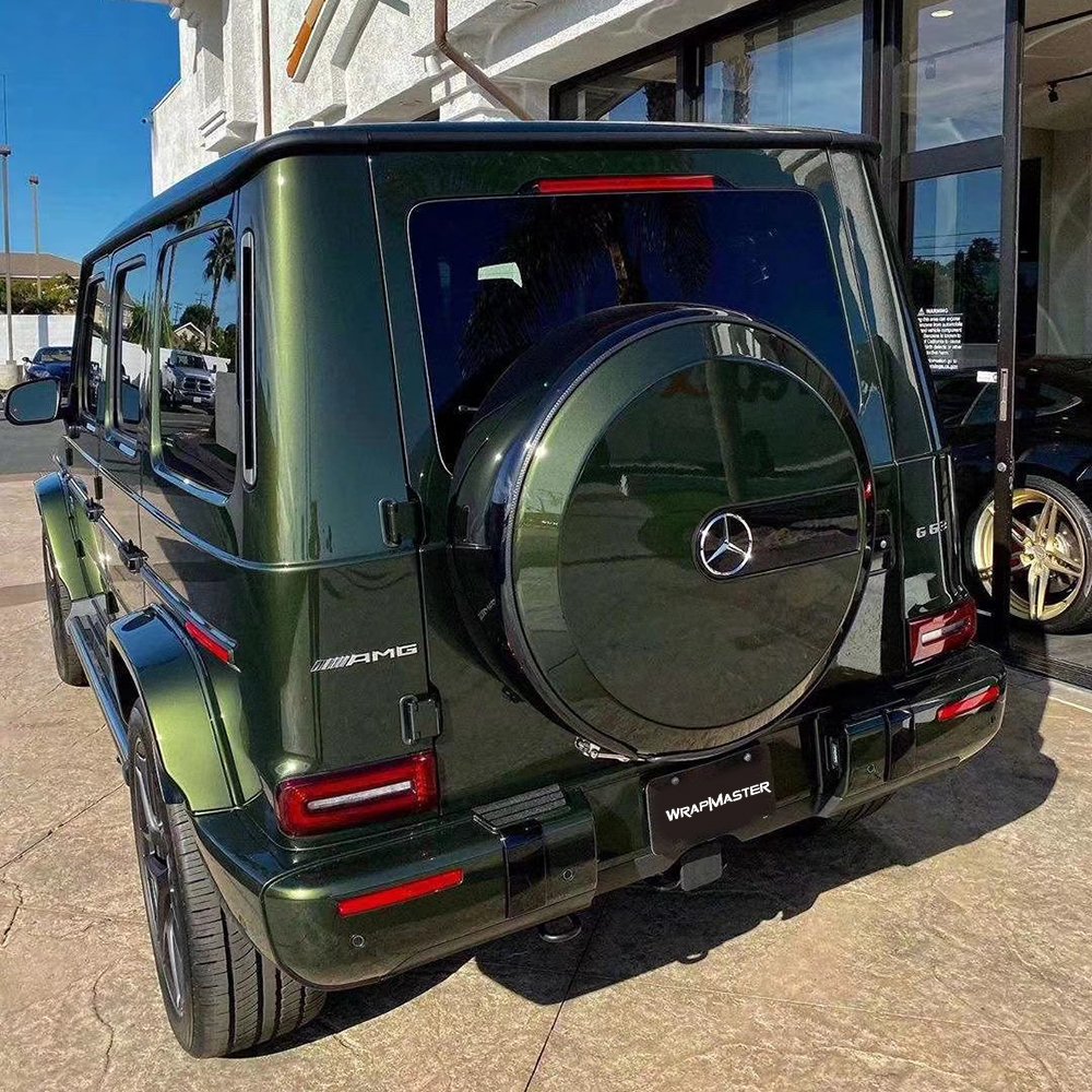 Wrapmaster 1.52*17m Paint Metal Midnight Green Car Film Auto Wrap Self Adhesive Paint Protection Color Changing Vinyl Wrap