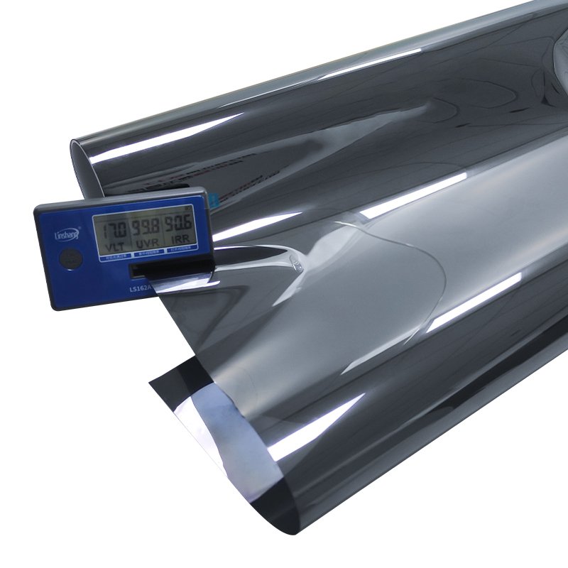 Sun control heat insulation car window glass film IRR 95% UVR 99% vehicle auto spurring tint film sputtering metallic film