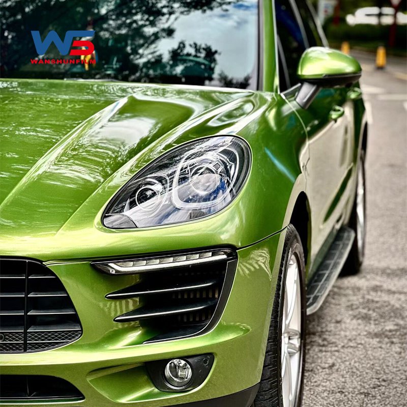 PPF Source Factory High Quality TPU Mamba Green Car Wrapping Film Color Changing Paint Protection Self Healing Tinting Vinyl