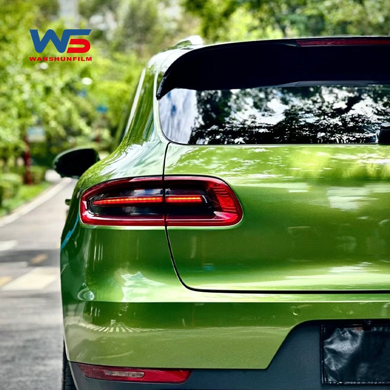 PPF Source Factory High Quality TPU Mamba Green Car Wrapping Film Color Changing Paint Protection Self Healing Tinting Vinyl