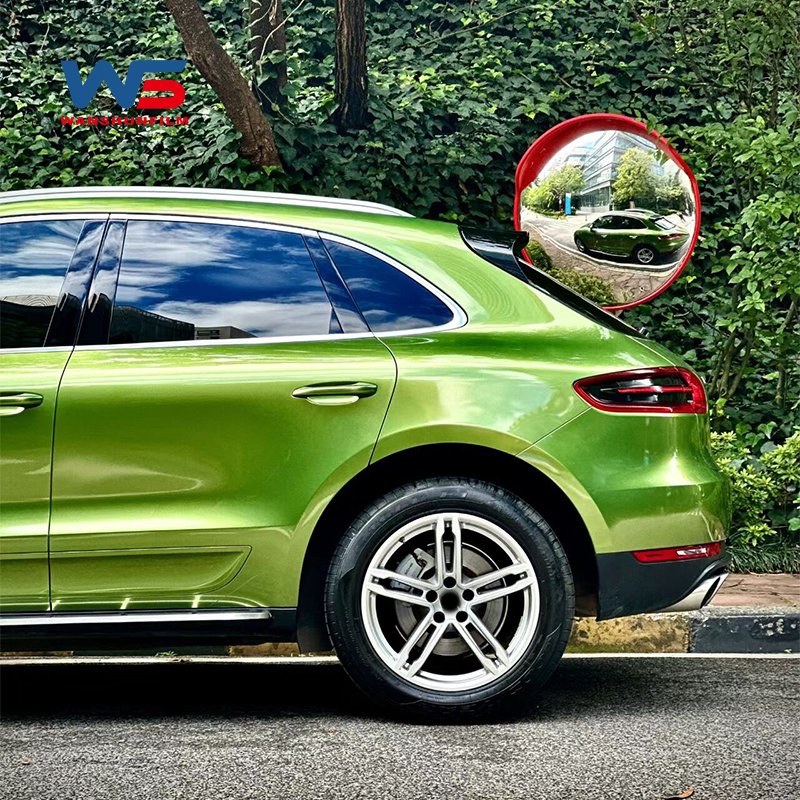 PPF Source Factory High Quality TPU Mamba Green Car Wrapping Film Color Changing Paint Protection Self Healing Tinting Vinyl