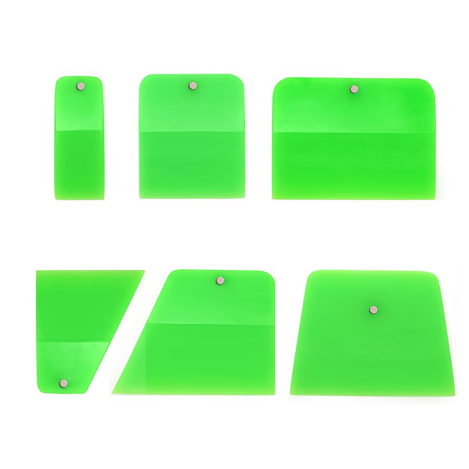 Foshio Magnetic Mini Rubber Car Window Tint Wrap Ppf Squeegee 6Pcs/Pack For Sale