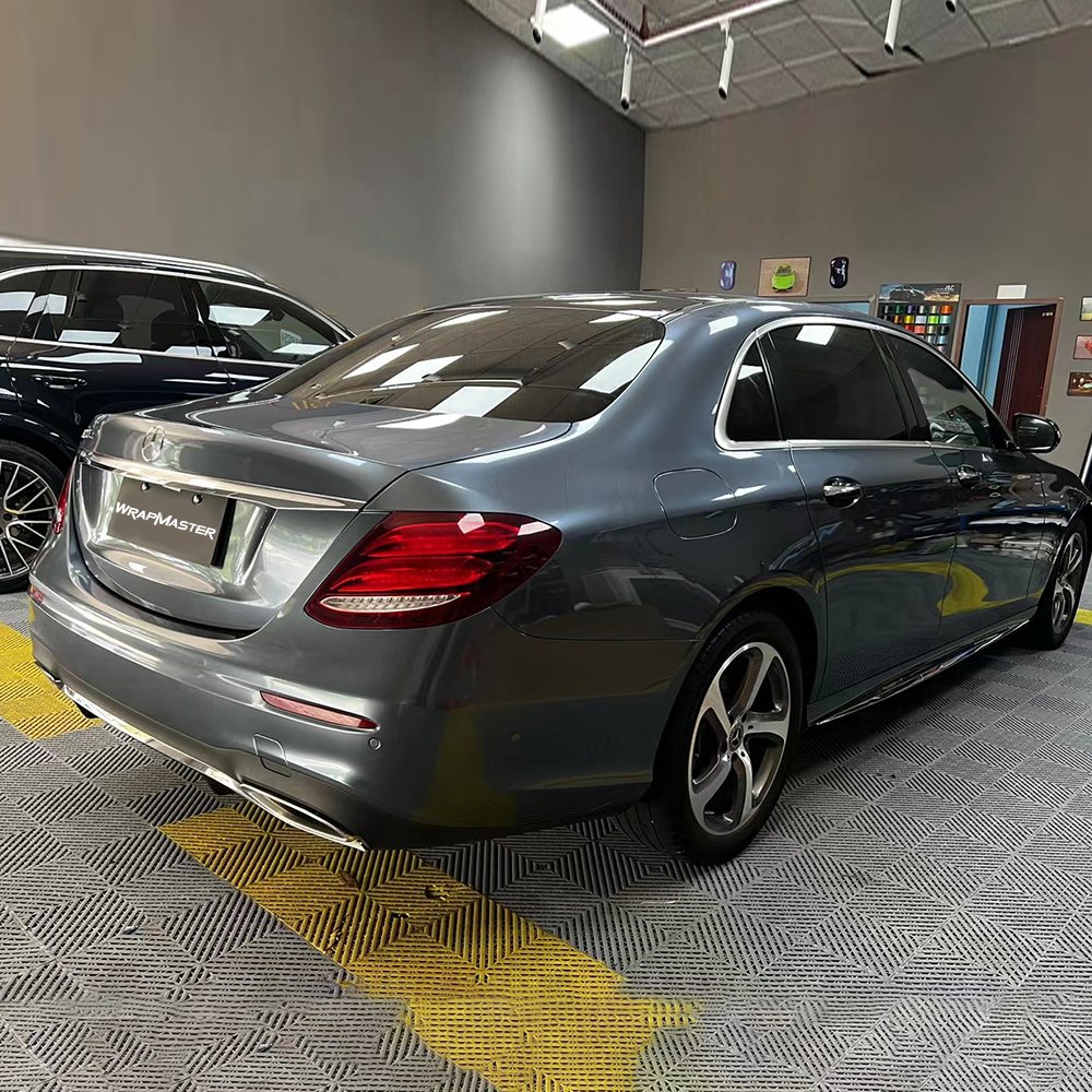 WRAPMASTER 1.52*18 byron bay blue PET gloss metallic car vinyl wrap auto wrap colors