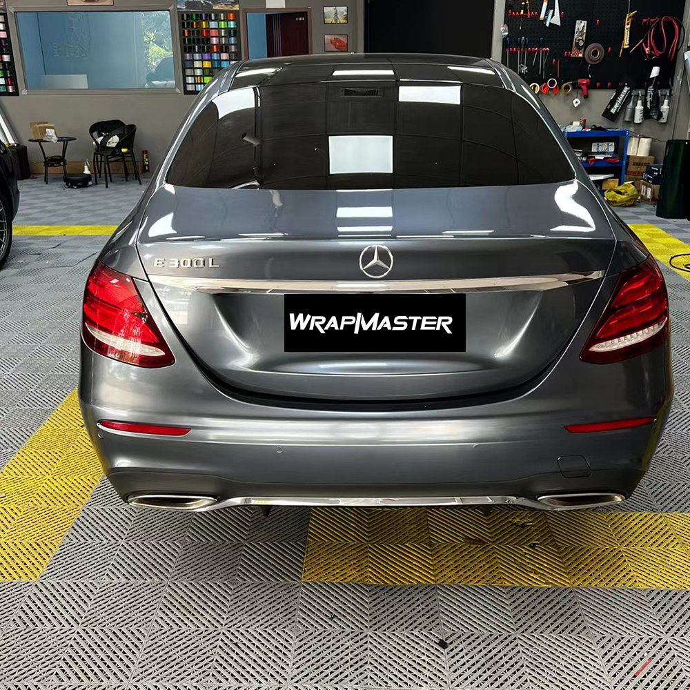 WRAPMASTER 1.52*18 byron bay blue PET gloss metallic car vinyl wrap auto wrap colors
