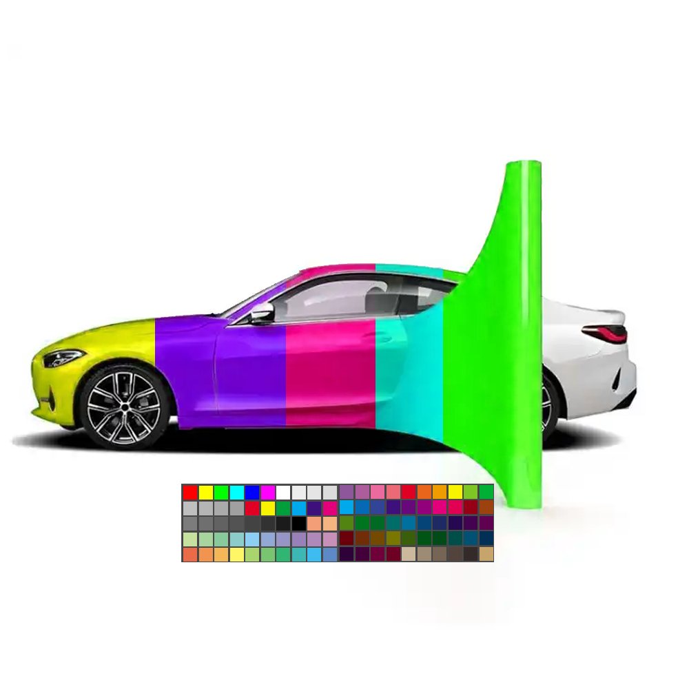Wholesale Tpu Green Color Car Color Change Film Wrap Film Custom Color TPU glitter auto wrap film