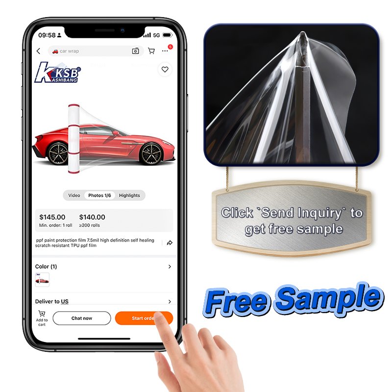 Transparent TPU PPF Paint Protection Film Body Anti-Scratch Car Films Car PPF Film Protect PPF