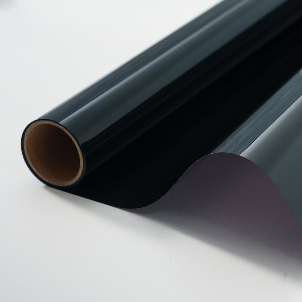 1PLY window tinting dyed film black color for car in storage