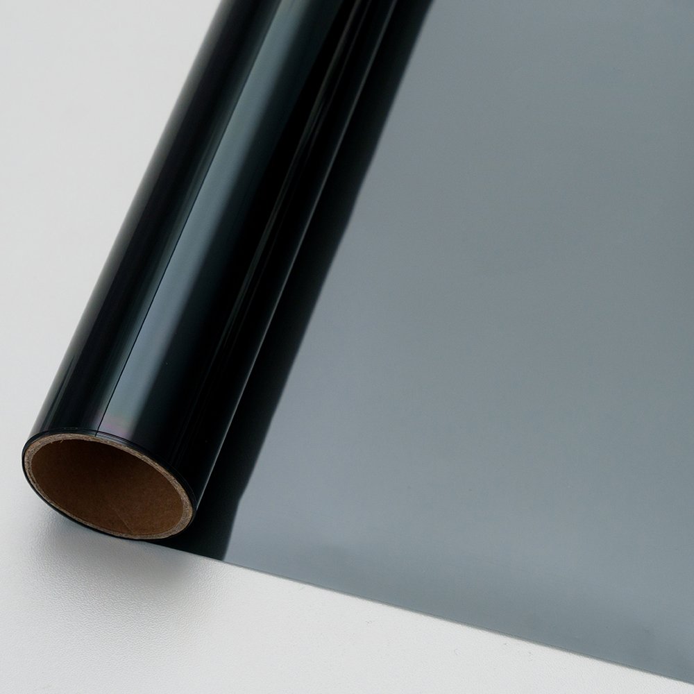 1PLY window tinting dyed film black color for car in storage