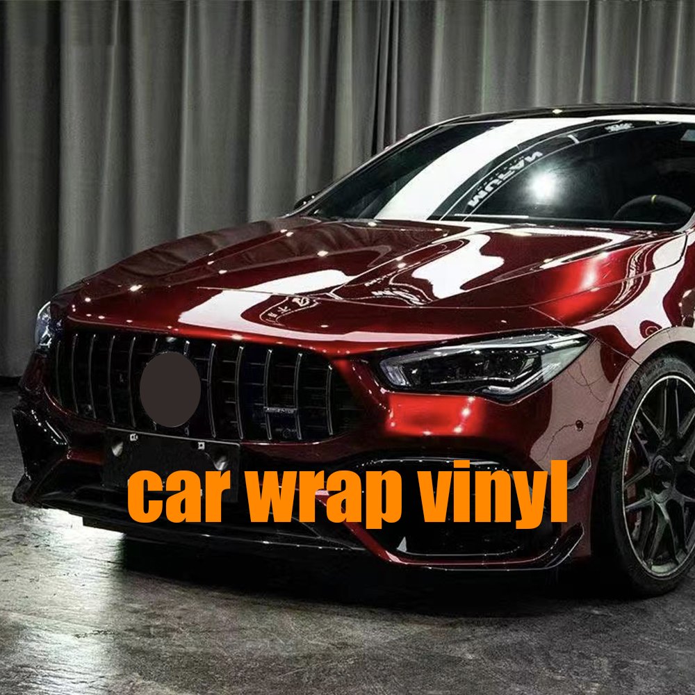 Wholesale Factory Car Wrap Chrome Matte Metallic and Satin Color Self-adhesive Vinyl Film for Vehicle Decoration