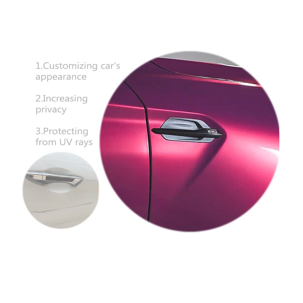 Wholesale Factory Car Wrap Chrome Matte Metallic and Satin Color Self-adhesive Vinyl Film for Vehicle Decoration