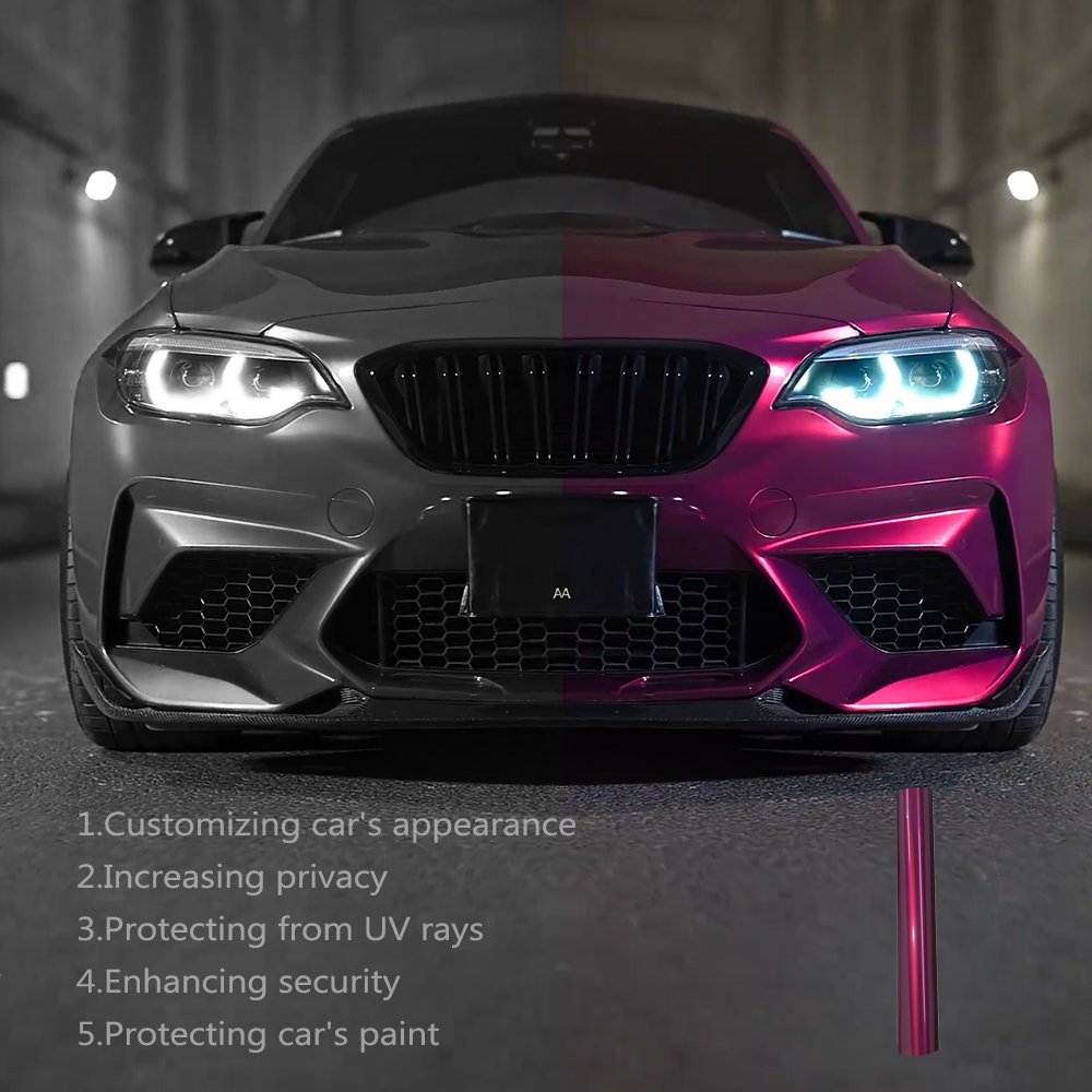 Wholesale Factory Car Wrap Chrome Matte Metallic and Satin Color Self-adhesive Vinyl Film for Vehicle Decoration