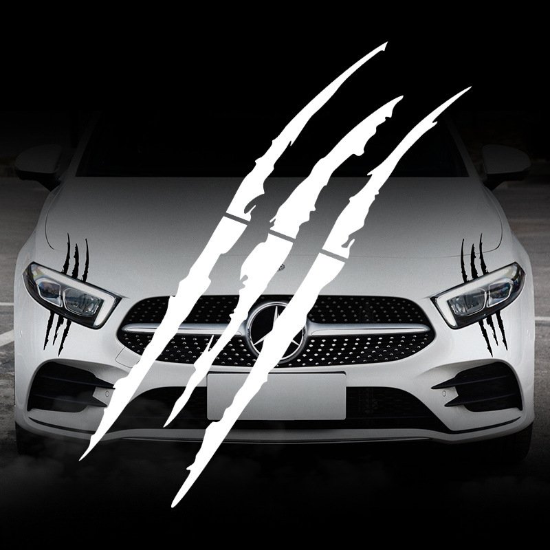 Low MOQ Waterproof Decoration Headlight Decal Claw Scratch Stripe Marks Car Stripe Decals Stickers For All Cars
