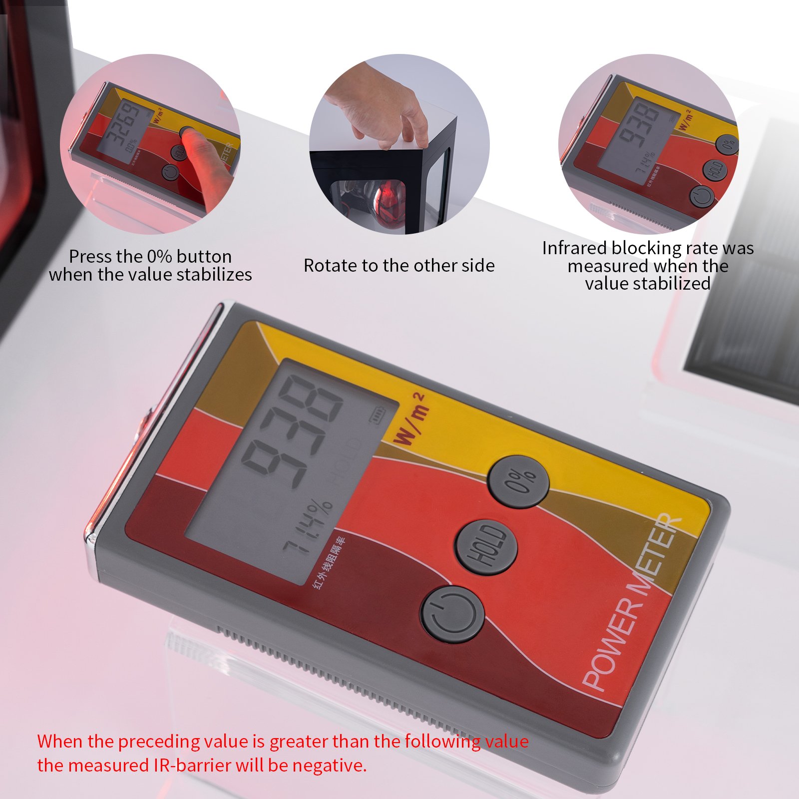 Wholesale Customized LOGO car solar film tester sun window film tester testing for car film show