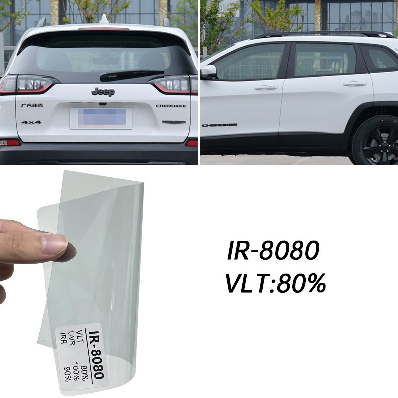 VLT 80% Classic ceramic film Nano Ceramic Window Film For Car Blue Window Tint HD Windshield Sticker Cheap Price high quality
