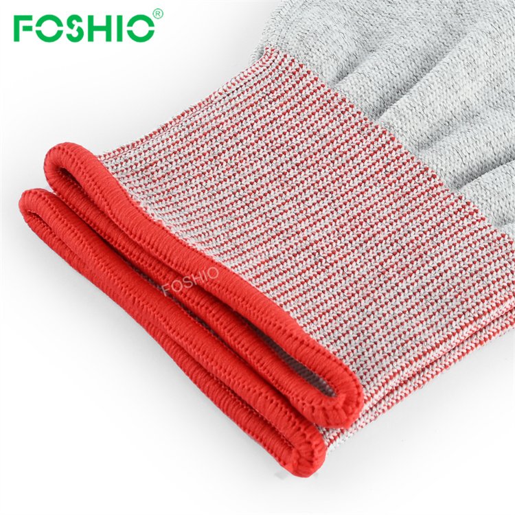 Foshio Customize Anti-Static Carbon Micro Fiber Glove For Car Squeegee Vinyl Wrap Tool