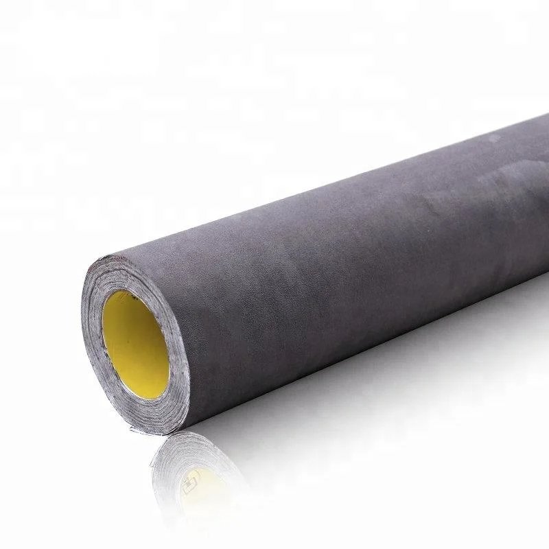 CATPIANO Car Clothes 1.52*15m Wholesale Black Suede Car Film Velvet Vinyl Wrap film
