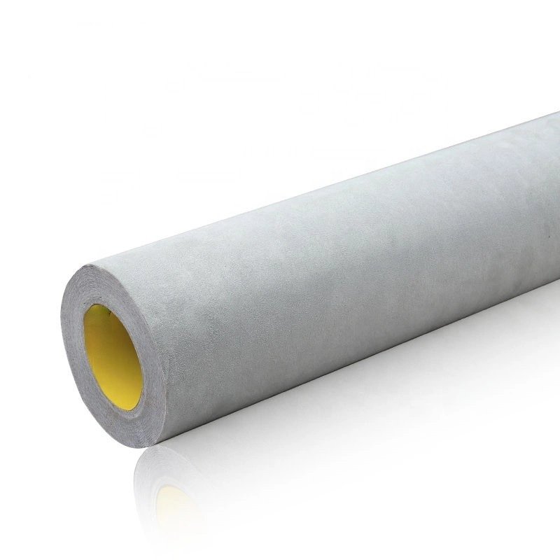CATPIANO Car Clothes 1.52*15m Wholesale Black Suede Car Film Velvet Vinyl Wrap film