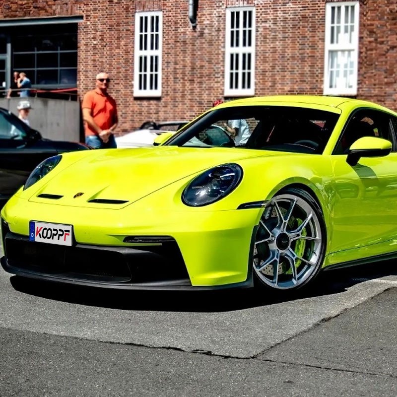 KOOPPF Acid Green Color TPU PPF paint protection film car films 1 rolls 1.52*16M thickness 8mil Color Change PPF for car
