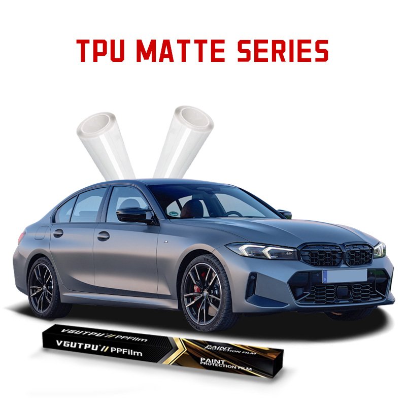 VGUTPU PPF TPU Matt Paint Protection Film 1.52*15M 7.5mil Anti-Yellowing Transparent Anti Scratch Car Films Self Healing Feature