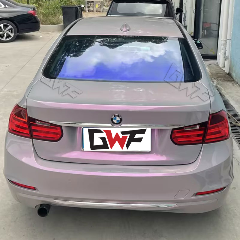 GWF 1.52*30M CR90 85%vlt Blue Purple Chameleon Window Tint Light Blue Chameleon Nano Ceramic Car Window Tint Solar Film