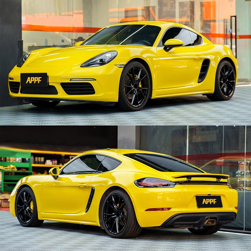 Color Ppf Color Change Film Protection Film Car Ppf Car Films Wrap Yellow Car Decoration Sticker Design Self-repair