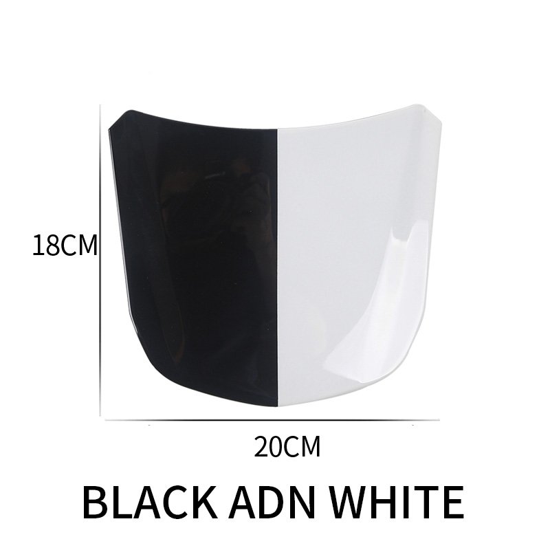 20CM Mini Metal Car Wrapping Vinyl Film Speed Shapes Display Premium Cover White Black Car Wrap Hood For PPF Sample Test Display