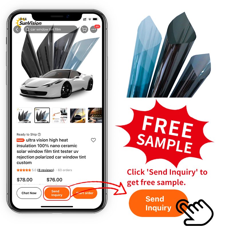 USA quality nano ceramic window car film IRR 99% solar window tint film privacy protection car glass protection film