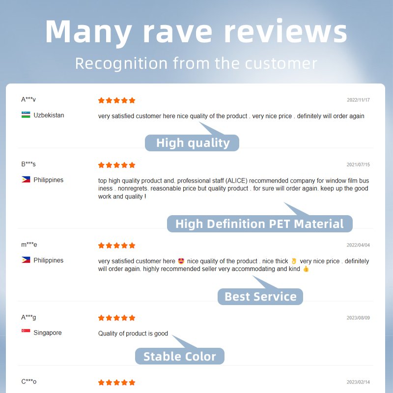 USA quality nano ceramic window car film IRR 99% solar window tint film privacy protection car glass protection film