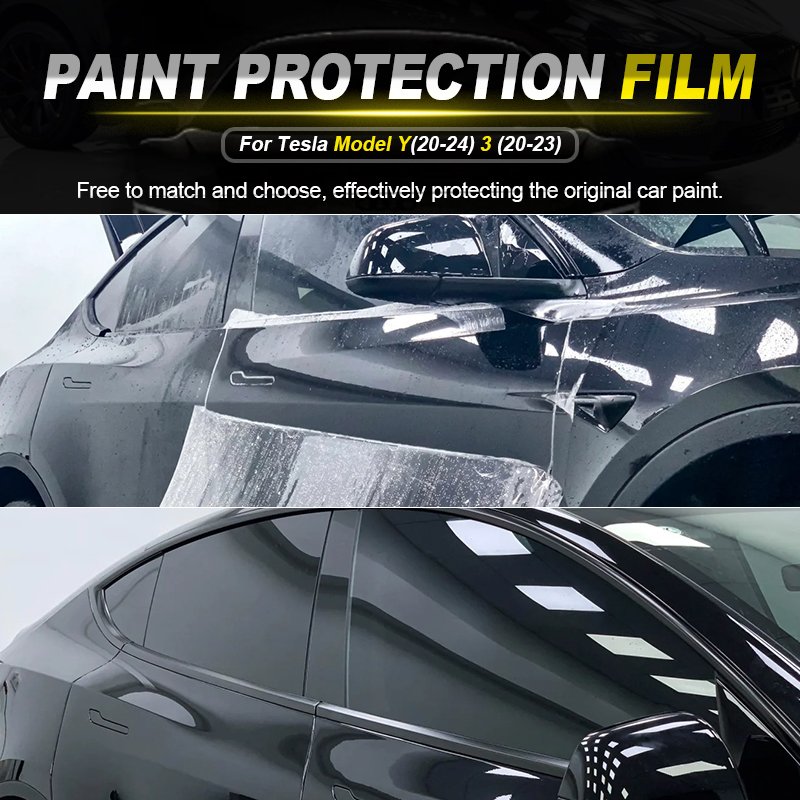 Pre-cut protective film for Tesla Model Y 2020 2021 2022 2023 TPU full car custom paint transparent anti-scratch film