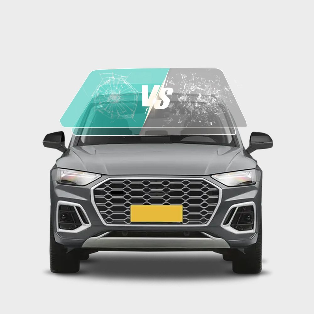 7.5mil 94%VLT Hydrophobic High Clear Anti Scratch Self Healing Car Front Window TPU Windshield Protection Film