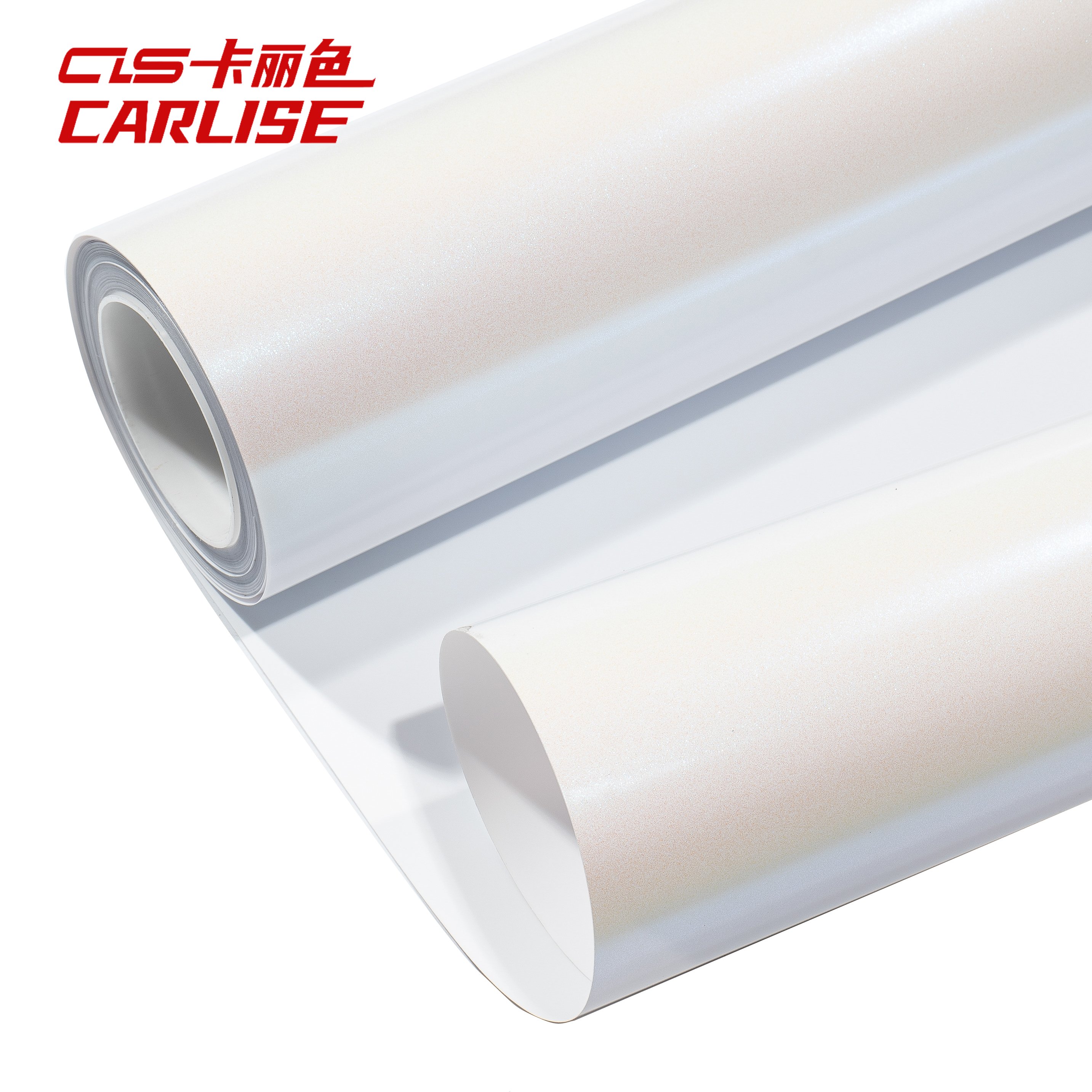 Factory Direct 1.52*17m Matte Pearl White PET Vinyl Packaging Car Films to Blue Excellent for Vehicle Protection