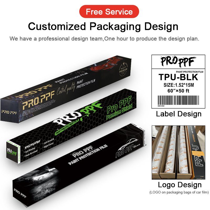 Car PPF Stickers Best Seller Anti-yellowing TPU 1.52x15m Body New Design Transparent Clear PPF Paint Protection Film