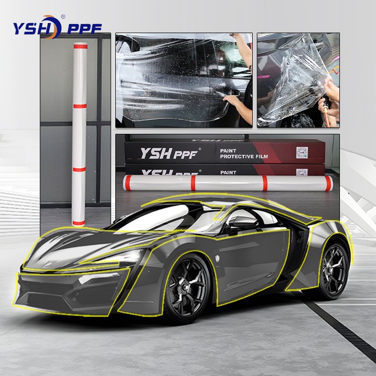 1.52*15m TPH Film Self-repair function Non fadable Anti Scratch Auto Repair anti yellowing ppf car films