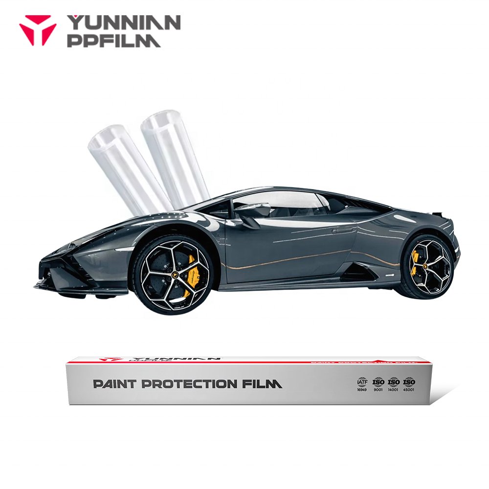 High Glossy Transparent TPU Self-Healing Nano Anti-Scratch Car Films Sand Proof Body Protection Wrap in Business Style PPF Roll