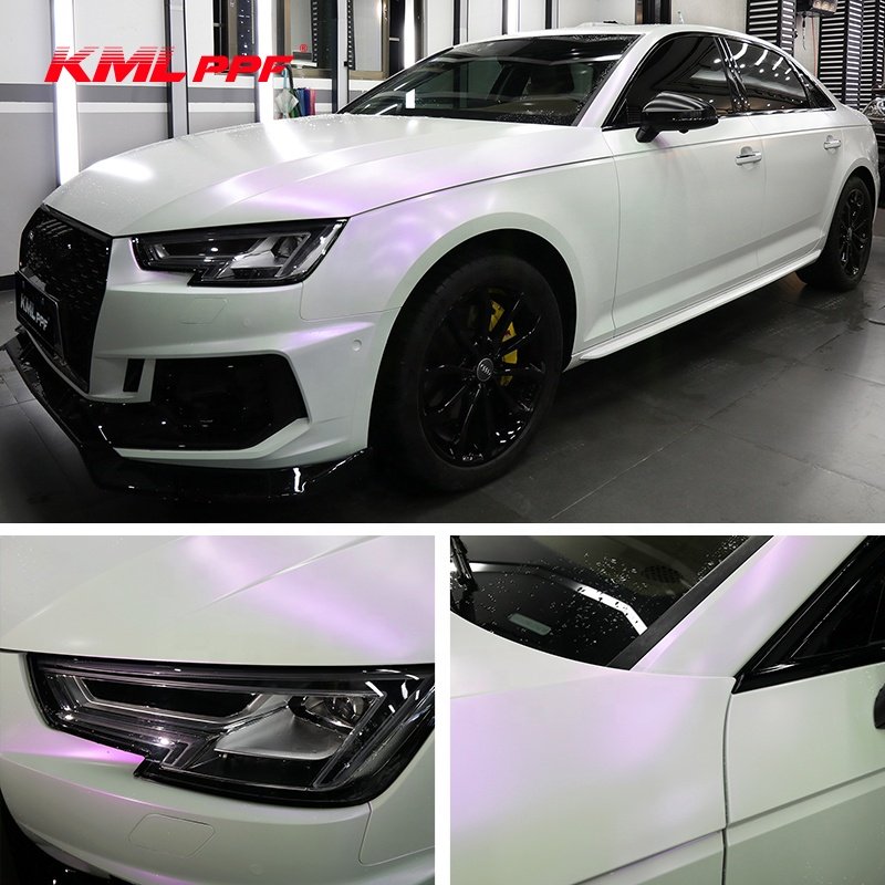 Wholesale High Quality Imported Glue Pearl White Chameleon Car Wrapping Vinyl Film