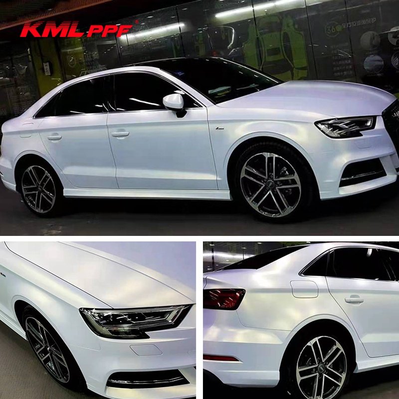 Wholesale High Quality Imported Glue Pearl White Chameleon Car Wrapping Vinyl Film