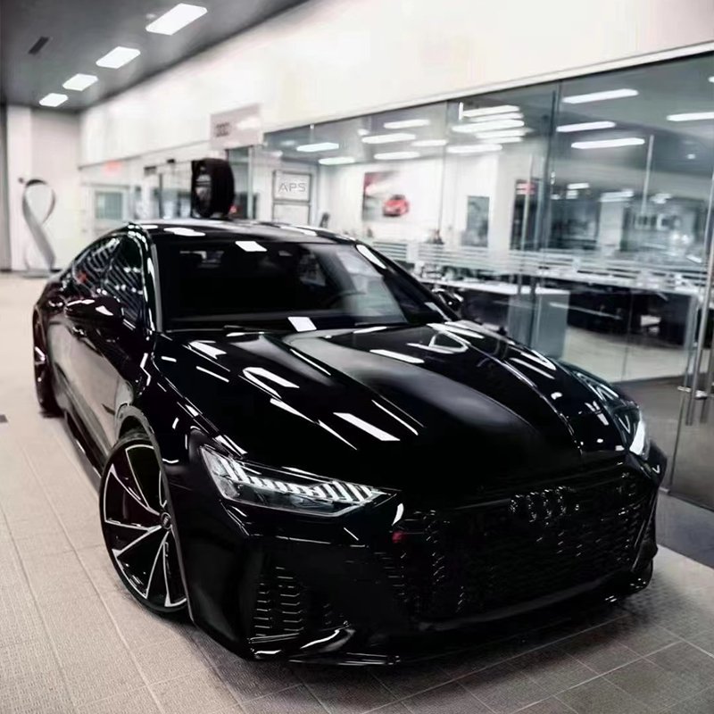 Super Glossy 7.5mil PPF Black Color Film Self Healing Anti-Scratch Car Paint Protection UV Proof 1.52*15M TPU TPH Car Wrapping