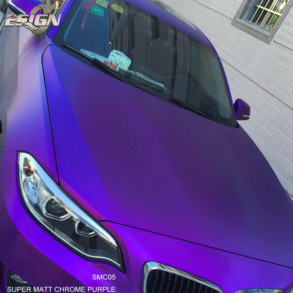 ICE FILM PURPLE Car Wrap Vinyl Full Rolls 152cmx18000 Solvent Polyacrylate Fabric Car Vinyl Decals Sticker Purple