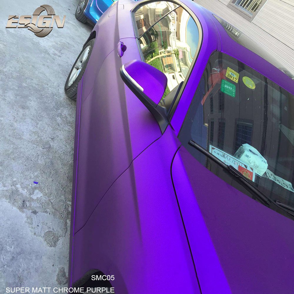 ICE FILM PURPLE Car Wrap Vinyl Full Rolls 152cmx18000 Solvent Polyacrylate Fabric Car Vinyl Decals Sticker Purple