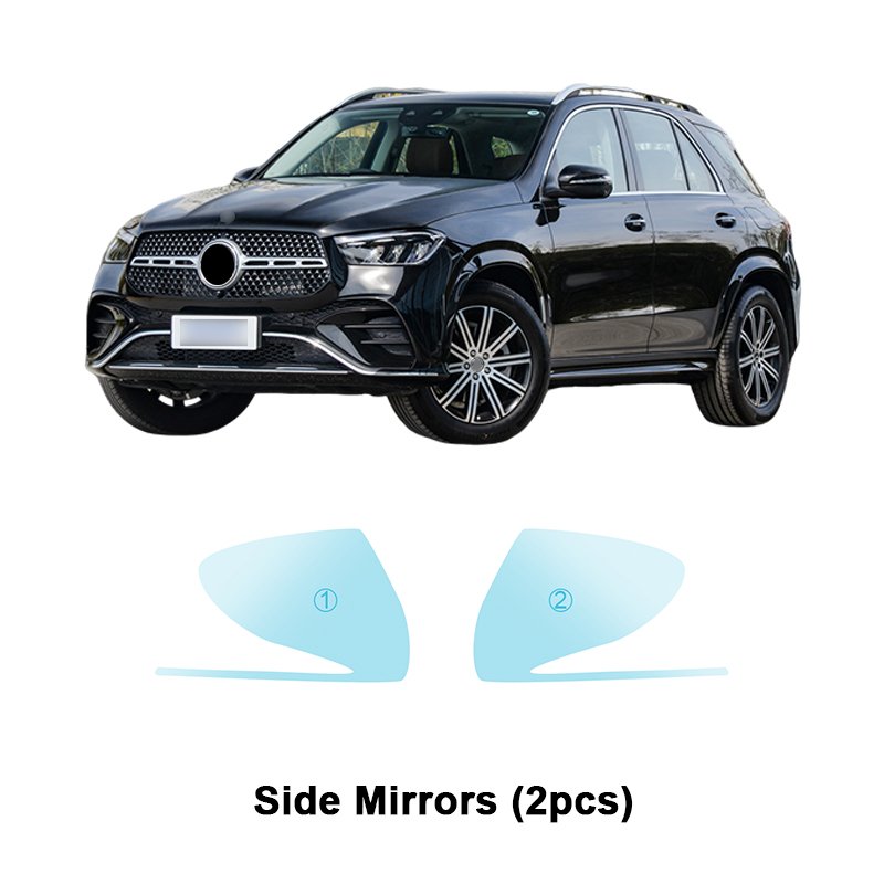 For Mercedes-Benz GLE W167 each part of the film TPU PPF pre-cut film scratchresistant self-healing transparent film