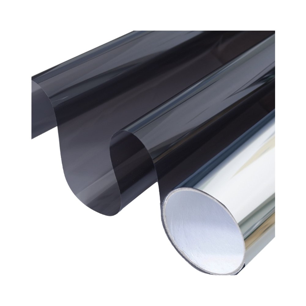 One-Way Reflective Privacy Protection Window Tint Thermal Insulation UV Blocking Solar Decorative Film Anti-Scratch PET Material